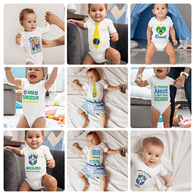 26 Artes para Body Copa do Mundo 2026 Futebol Arquivo Editável 