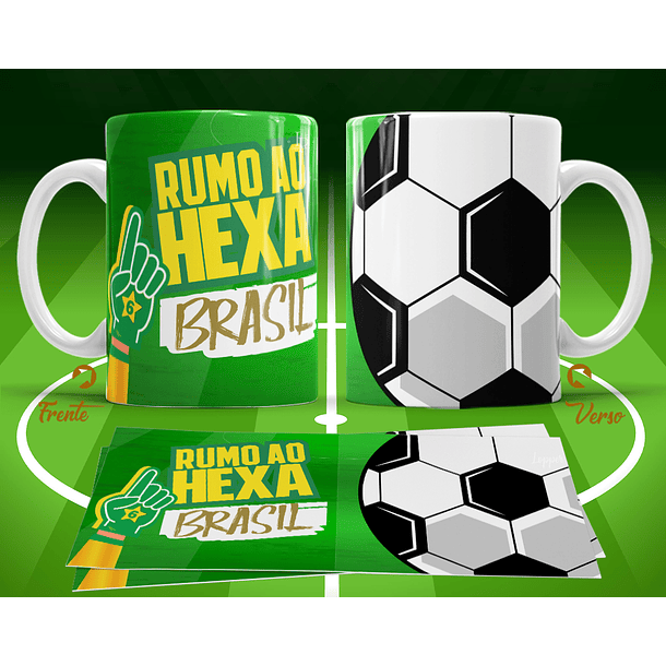 11 Artes para Caneca Copa do Mundo 2026 Brasil Futebol Arquivo Editável  1