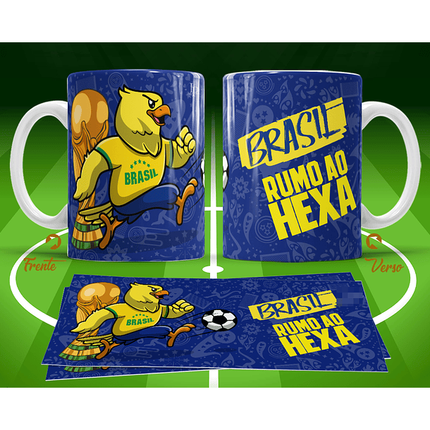 11 Artes para Caneca Copa do Mundo 2026 Brasil Futebol Arquivo Editável  2
