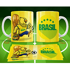 11 Artes para Caneca Copa do Mundo 2026 Brasil Futebol Arquivo Editável  8