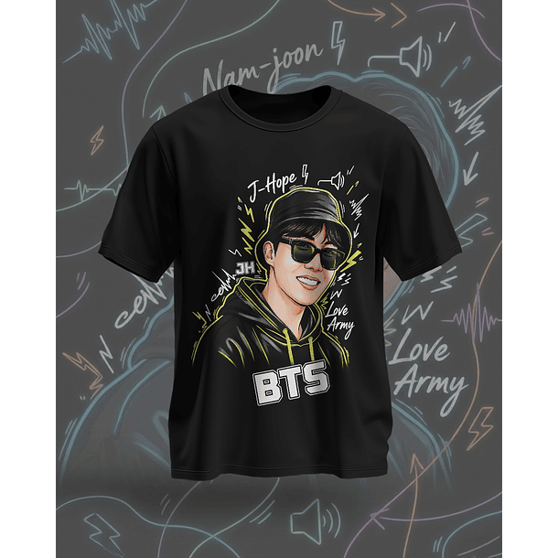 7 Artes para Camisa BTS Arquivo em Png  2