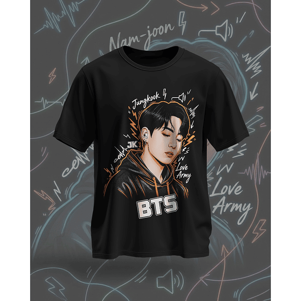 7 Artes para Camisa BTS Arquivo em Png  3