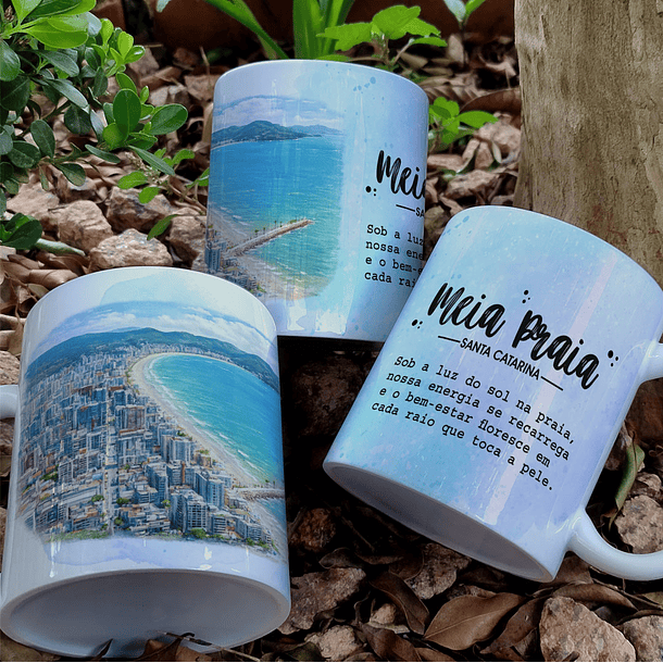 5 Artes para Caneca Praia Santa Catarina Arquivo em Png 3