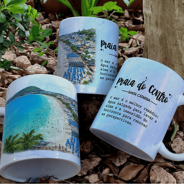 5 Artes para Caneca Praia Santa Catarina Arquivo em Png 4
