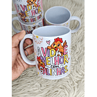 4 Artes para Caneca Animais Frases Fofinhas em png  2