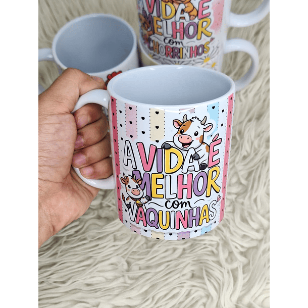 4 Artes para Caneca Animais Frases Fofinhas em png  4