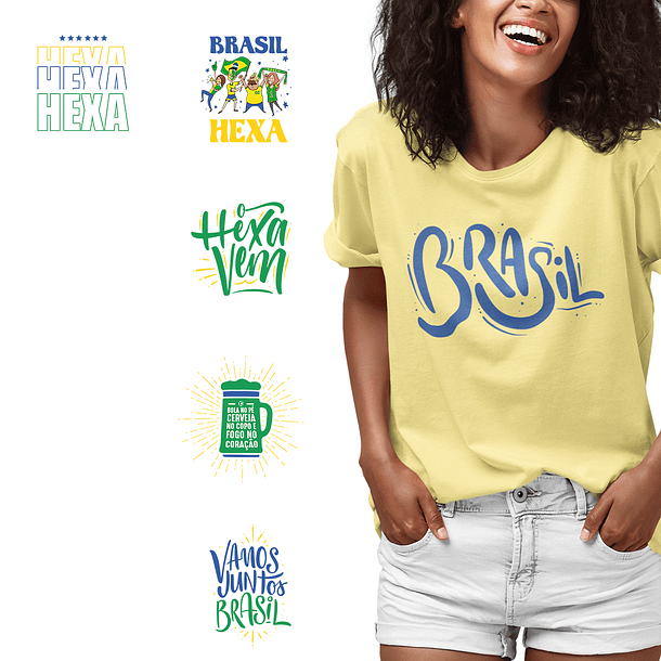 35 Artes para Caneca ou Camisa Copa do Mundo 2026 Brasil Futebol Arquivo em Png 12