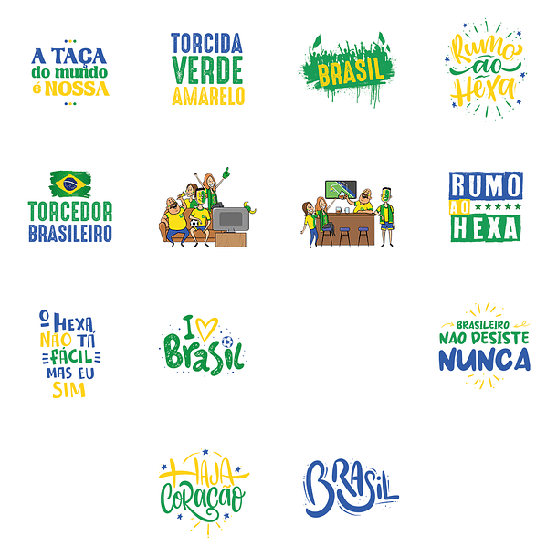 35 Artes para Caneca ou Camisa Copa do Mundo 2026 Brasil Futebol Arquivo em Png 13