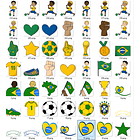 Kit digital Copa do Mundo Brasil 2026 Futebol Arquivo em Png  6