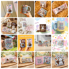 Arquivos Mimos Páscoa Coelhinhos Arquivos em Png