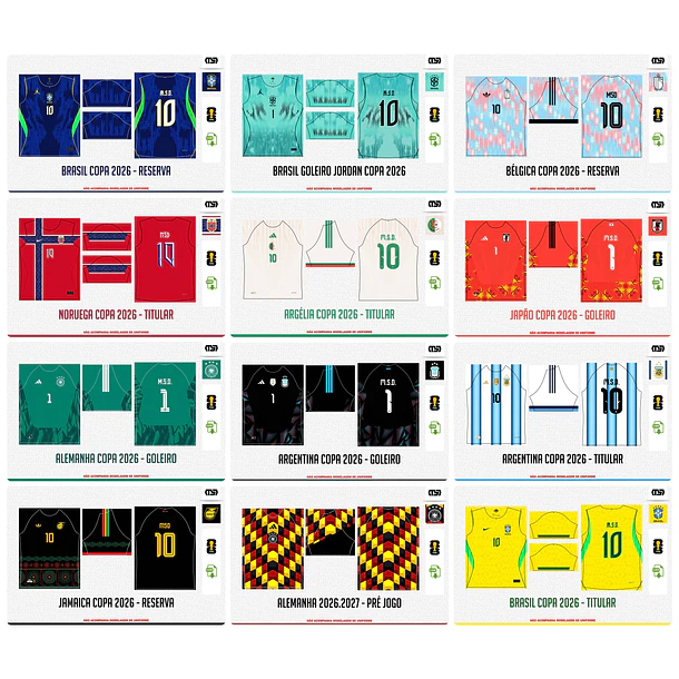 Kit Digital completo Estampas Copa Do Mundo 2026 em Vetor Para Sublimação 3