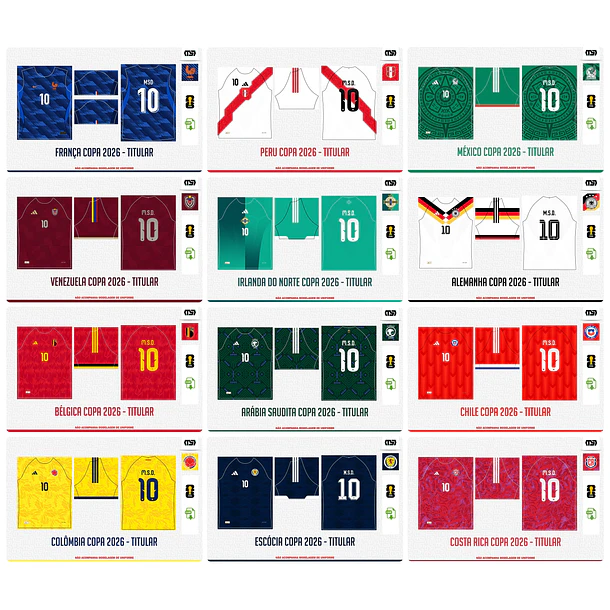 Kit Digital completo Estampas Copa Do Mundo 2026 em Vetor Para Sublimação 7