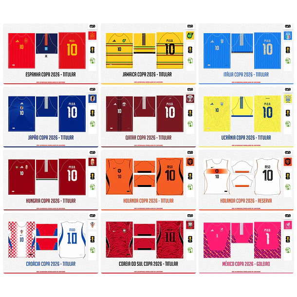 Kit Digital completo Estampas Copa Do Mundo 2026 em Vetor Para Sublimação 8