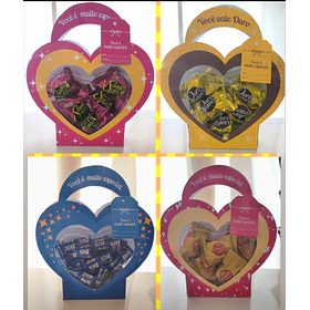 Kit Digital para Sacolinha Coração para chocolates Arquivo em Pdf