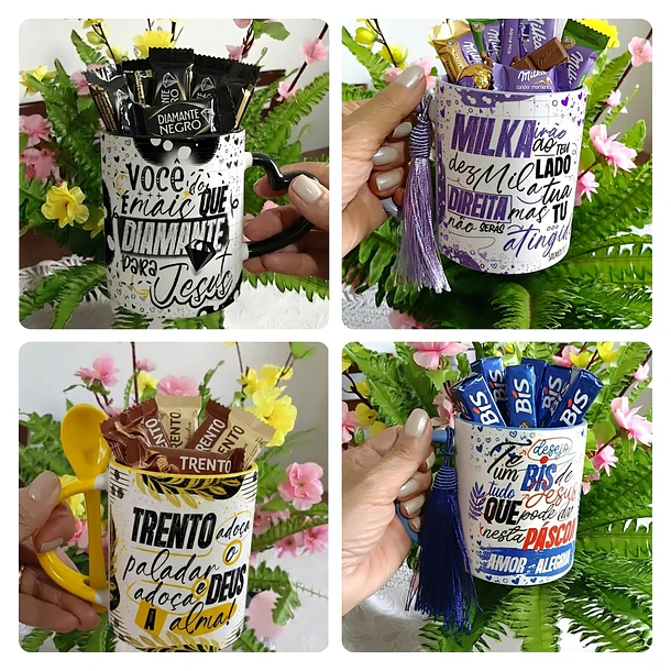 Kit Digital 31 Artes para Caneca e Azulejo Páscoa Para Sublimação 1