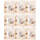 Kit Digital 20 Artes para Caneca Santinhos Minimalista Arquivo em Editável Para Sublimação 1