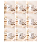 Kit Digital 20 Artes para Caneca Santinhos Minimalista Arquivo em Editável Para Sublimação 2