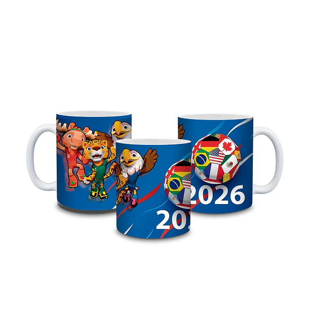 7 Artes para Caneca Copa do Mundo 2026 Arquivos Para Sublimação 5