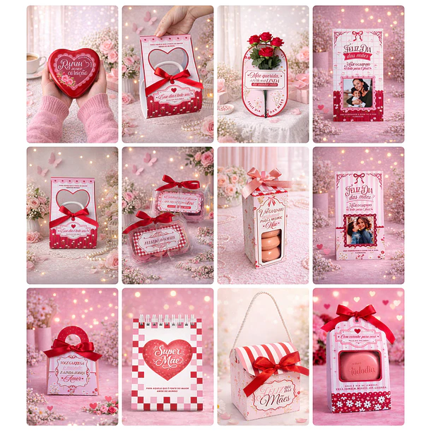 Arquivos de Corte Completo Mimos Dia das Mães Arquivo em Pdf 5