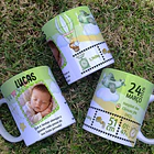 8 Artes para Caneca Nascimento Filhos Arquivo Editável 3