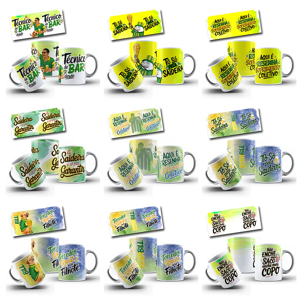 28 Artes para Caneca Copa do mundo Brasil Arquivo em Jpg  1