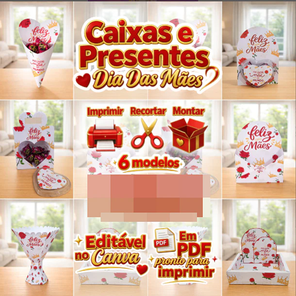 Arquivos de Corte Mimos Dia das Mães Arquivo em Pdf 3