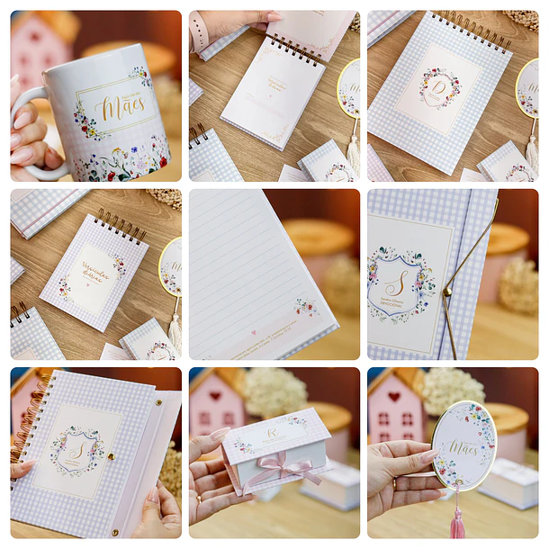 Arquivo para Encadernação Dia das Mães Luxo 2026 Arquivo em Pdf 5