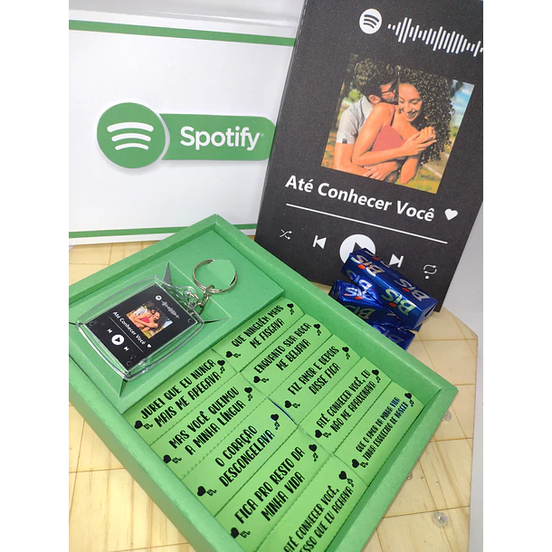 Arquivo Mimos Caixa Explosão e Quadro Spotify Arquivo em Pdf e Studio 4