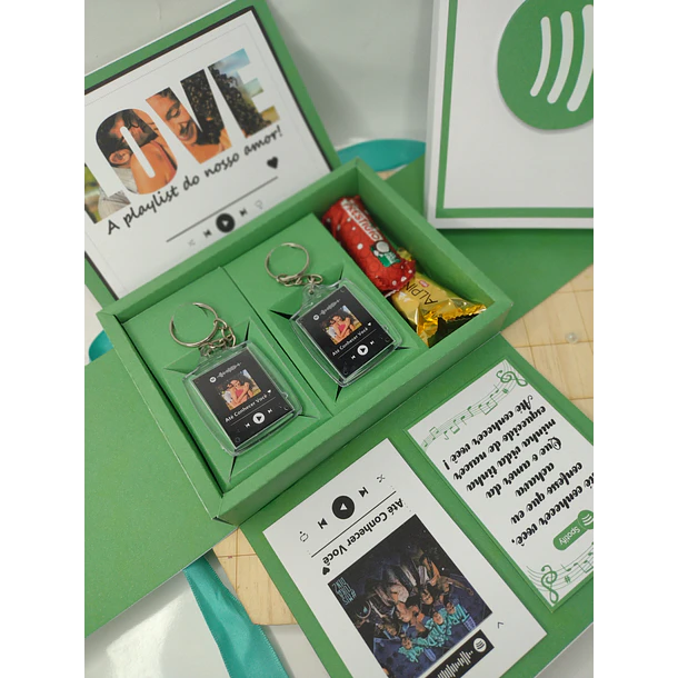 Arquivo Mimos Caixa Explosão e Quadro Spotify Arquivo em Pdf e Studio 7