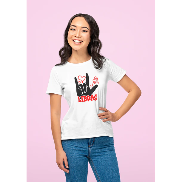 8 Artes para Camisa Texto em Libras Arquivo Editável  3