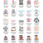 Pacote com + de 200 Frases para Dia Das Mães em Png  6