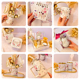 Arquivo Encadernação, Sublimação e Mimos de Luxo Dia das Mães Arquivo Prontos para Imprimir