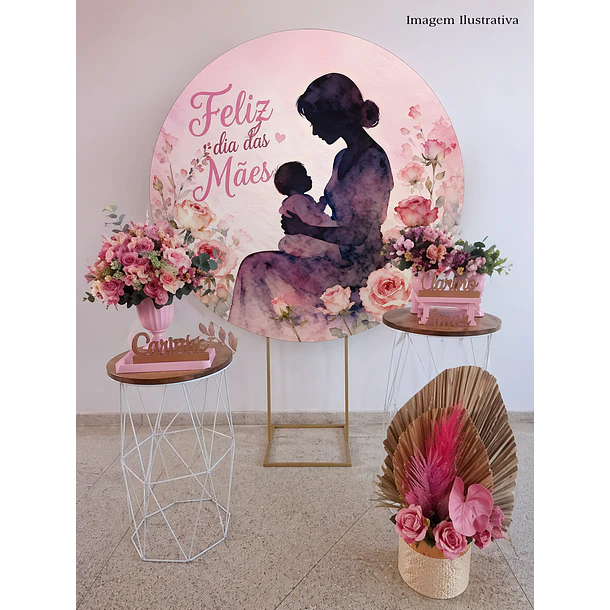 12 Artes para Painel Decoração Dia das Mães Arquivo em Jpg  6