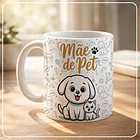 5 Artes para Caneca Mãe de Pet Arquivo em Jpg 3