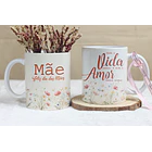 4 Artes para Caneca Dia das Mães Floral Arquivo Editável 1