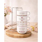 Artes para Torre de Xícaras Frases Motivacional Arquivo Editável  1