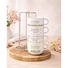 Artes para Torre de Xícaras Frases Motivacional Arquivo Editável  3