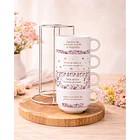 Artes para Torre de Xícaras Frases Motivacional Arquivo Editável  4