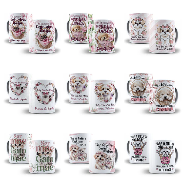 32 Artes para Caneca Mãe de Pet Arquivo em Jpg  7