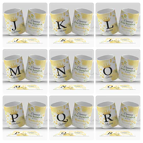 26 Artes para Caneca Alfabeto Minha Rainha Arquivo em Jpg 