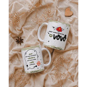 Artes para Caneca Exclusivo do Vovô em Png