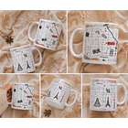 Artes para Caneca Professora Colagens, leitura, fé, vintage, Nossa senhora aparecida em Png 2