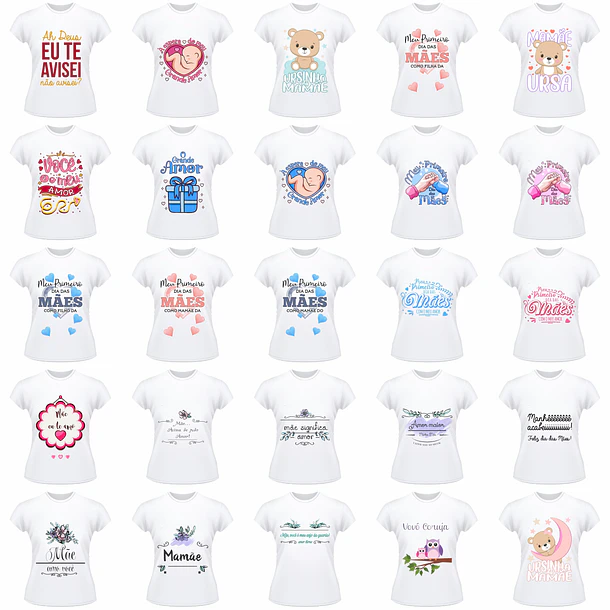 +1.000 Artes para Sublimação Dia das Mães que Vendem Todos os Dias (Prontas para Imprimir) 24