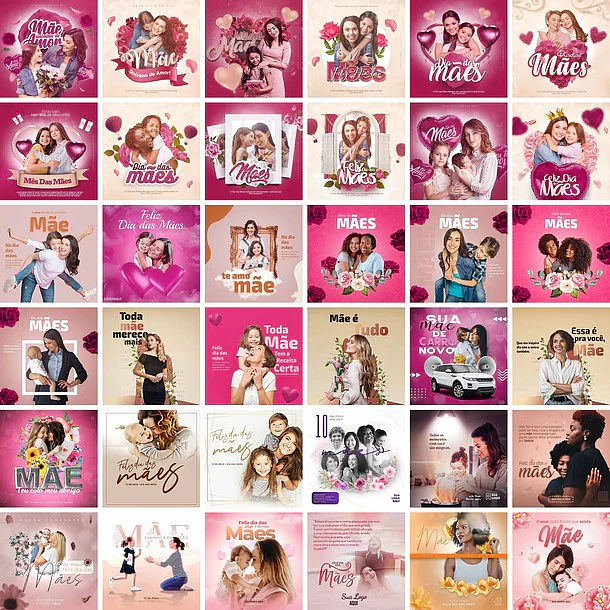 +1.000 Artes para Sublimação Dia das Mães que Vendem Todos os Dias (Prontas para Imprimir) 16