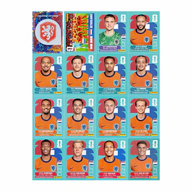 Figurinhas Holanda Copa do Mundo 2026 para Imprimir – Seleção Completa (PDF) 