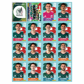 Figurinhas México Copa do Mundo 2026 para Imprimir – Seleção Completa (PDF) 