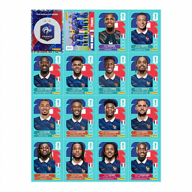 Figurinhas França Copa do Mundo 2026 para Imprimir – Seleção Completa (PDF) 