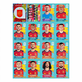 Figurinhas Espanha Copa do Mundo 2026 para Imprimir – Seleção Completa (PDF)