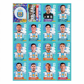 Figurinhas Argentina Copa do Mundo 2026 para Imprimir – Seleção Completa (PDF) 