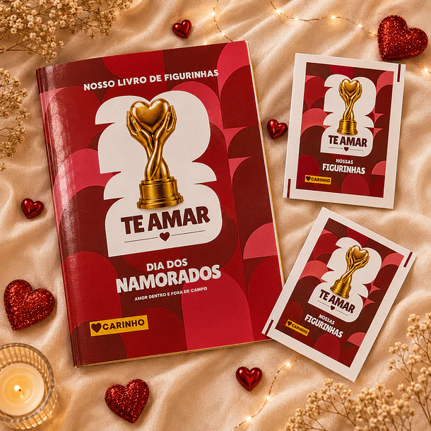 Arquivo Album Copa 2026 Casal Figurinhas Dia dos Namorados Editável 1